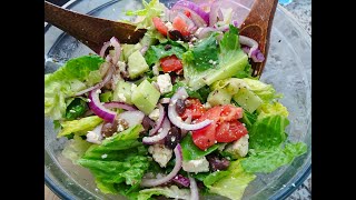 The BEST Greek Salad Recipe [upl. by Hilde]