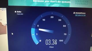 ONLINE INTERNET SPEED TEST WITH OOKLA [upl. by Idnaj632]