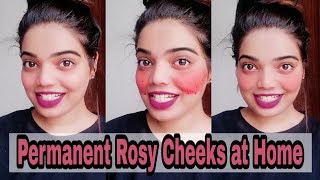 How to get Blushy cheeks Naturally at Home  Super Easy amp Affordable [upl. by Nahej]