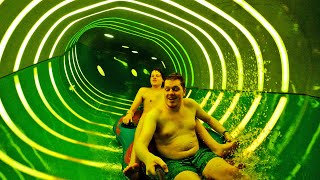 Burgerblitz  Long Xtube Water Slide at Leukerbad Therme [upl. by Ahseela]