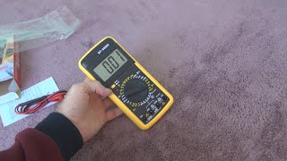 DT9205A Digital Multimeter Unboxing and Test [upl. by Keifer]