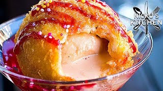 How to make Deep Fried Ice Cream [upl. by Yanej]