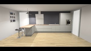 logiciel de cuisine 3D Leroy merlin [upl. by Bonn]