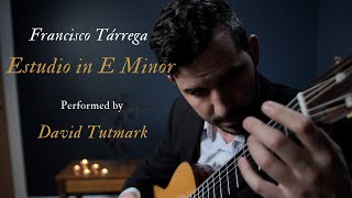 Francisco Tárrega  Estudio in E Minor [upl. by Shamrao]