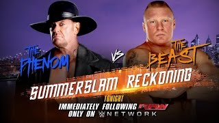 A look at the intense rivalry between The Undertaker and Brock Lesnar Raw Aug 10 2015 [upl. by Spracklen]