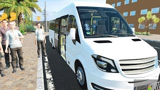 Tourist Bus Simulator  NEW Mercedes Sprinter W906 Shuttle Bus 4K [upl. by Latsirc203]