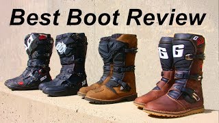 Best Boot Dual SportAdv Mx Review [upl. by Kaehpos]