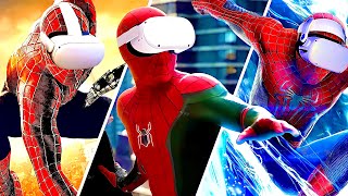 THE BEST SPIDERMAN VR GAMES Oculus Quest 2  PCVR [upl. by Atsirk377]