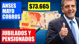 🛑MAYO Y 💲15000 CALENDARIO COMPLETO DE COBROS PARA JUBILADOS Y PENSIONADOS DE ANSES 2023 [upl. by Crispin856]