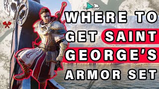 Where to Find SAINT GEORGE Legendary Armor Set Item Locations ► Assassins Creed Valhalla [upl. by Ewell]