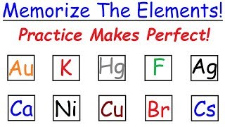 How To Memorize The Periodic Table Through Practice [upl. by Leinaj]