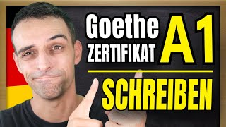 Goethe Zertifikat A1 SCHREIBEN  How to pass the written part  German A1 Goethe Exam [upl. by Conover]