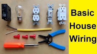 How To Wire an Outlet Switch Light or Fan [upl. by Acisseg]