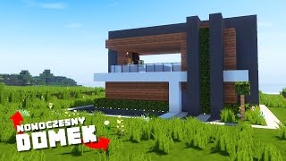 JAK ZBUDOWAĆ ŁADNY NOWOCZESNY DOMEK  MINECRAFT [upl. by Avitzur]