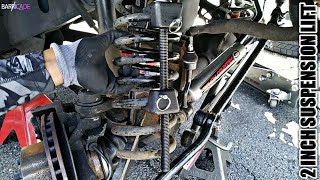 SUSPENSION LIFT INSTALLATION 199398 JEEP GRAND CHEROKEE [upl. by Hareehat952]