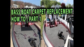 CHEAPEST Way to Replace Bass Boat CARPET  Part 1  Tools And Cutting [upl. by Basilius469]