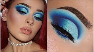 HOW TO ROCK BLUE EYESHADOW LIKE A BOSS  InDepth Makeup Tutorial [upl. by Reinke]