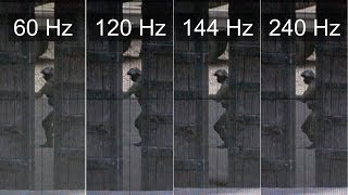 Slow motion 240Hz vs 144Hz vs 120Hz vs 60Hz  CSGO [upl. by Richelle]