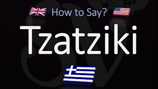 How to Pronounce Tzatziki Sauce CORRECTLY [upl. by Tallia664]