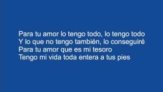 Juanes  Para Tu Amor with lyrics [upl. by Armillda]