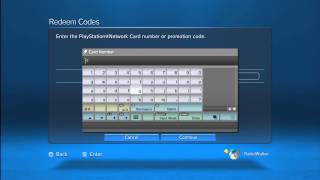 How to Redeem Voucher Codes on the PlayStation 3 [upl. by Kezer950]