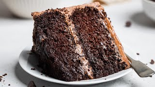 The Best Vegan Chocolate Cake Period [upl. by Nnad]