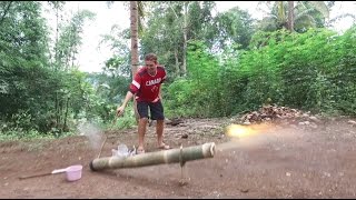 A Day of Explosions  The Filipino Bamboo Cannon Lantaka [upl. by Vullo]