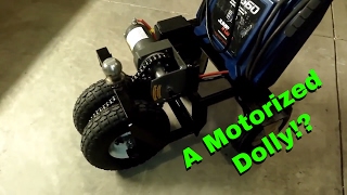 DIY Motorized Trailer Dolly  Trailer Mule [upl. by Novla708]