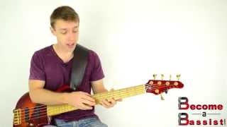 Muting Strings On 5 or 6 String Bass A Guide [upl. by Maleen]