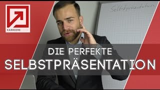 Vorstellungsgespräch  die perfekte Selbstpräsentation mit Beispiel [upl. by Ilil]