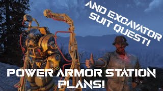 Fallout 76 Guide Where to find Power armor station plans [upl. by Hartmunn745]