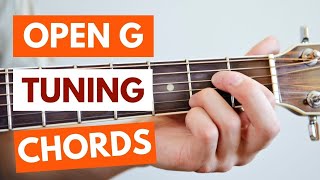 Open Tuning Guitar Tutorial  3 Ways To Play Chords In Open G Tuning [upl. by Refinne]