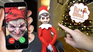 CALLING ELF ON THE SHELF ON FACETIME AT 3 AM HE COMES ALIVE [upl. by Eliot]