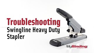 Troubleshooting the Swingline Heavy Duty Stapler [upl. by Onailimixam236]