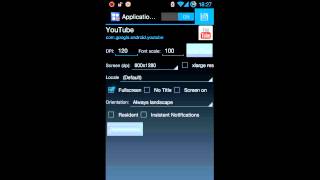 Xposed perapp DPI settings for rooted Android 40 [upl. by Hasin]