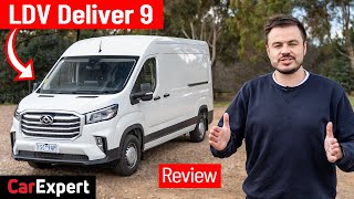 LDV Deliver 9 2021 van review Cheaper than a Crafter Transit Sprinter amp Master but worth it [upl. by Hayyifas]