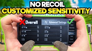 How To Get The Best PUBG MOBILE Sensitivity  Customized Sensitivity  iPhone 13 Pro Max [upl. by Chelsey]