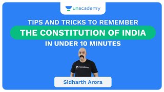 Tips and Tricks to Remember the Constitution of India in under 10 minutes  UPSC CSEIAS Aspirants [upl. by Dragde]