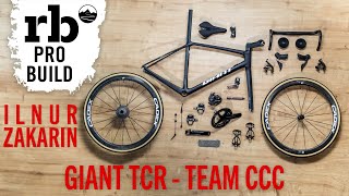 Giant TCR Advanced SL Rim Brake 2021  Team CCC  Pro Bike Build [upl. by Eeluj]