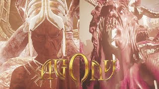 AGONY All Endings  Ending amp Final Boss Fight [upl. by Ahsekel60]