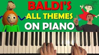 BALDIS BASICS THEMES ON PIANO v132 [upl. by Sidnarb]