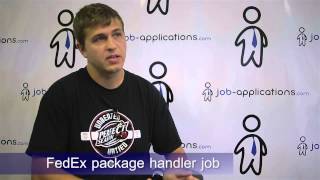 FedEx Interview  Package Handler 2 [upl. by Jacynth]