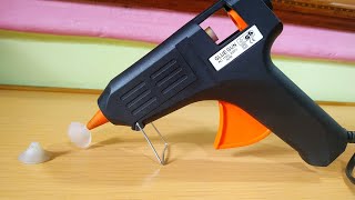 How to make Suction Cup using hot glue  DIY Suction cup [upl. by Aropizt]