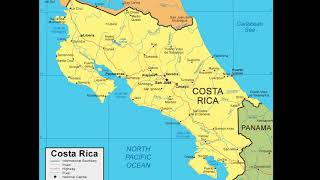 mapa de Costa Rica [upl. by Inaffyt909]