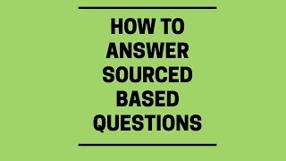 How to Answer Source Questions  ALevel History [upl. by Wes]