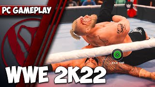 WWE 2K22 Gameplay PC  1440p HD  Max Settings [upl. by Eyde229]