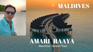 Amari Raaya Luxury New Maldives Resort Full Tour Feb2024 [upl. by Kathe102]