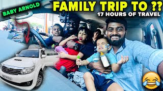 Family TRIP 👪 17 hours of Drive in Baby Arnold 💪 DAN JR VLOGS [upl. by Eizle311]