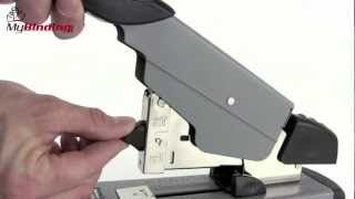 Swingline Deluxe Heavy Duty Stapler Demo [upl. by Elleyoj]