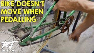 Pedals Turn But Rear Wheel Doesnt  Bike Wont Move  How To Fix [upl. by Hey]